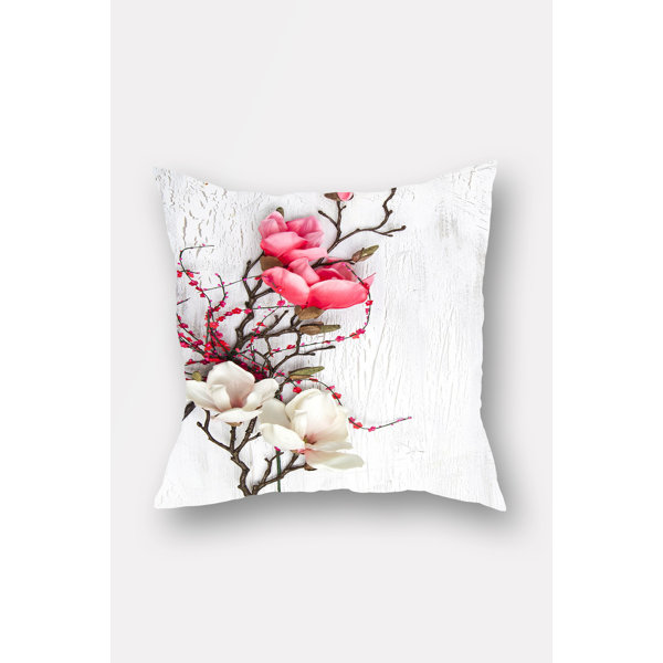 East Urban Home Bettie Floral Square Throw Pillow Cover Wayfair